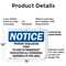 Signmission Primary Evacuation Point In Case Of Emergency, 14 in W x Rectangle, Plastic OS-2PACK-NS-P-1014-L-17803 - alternate 8